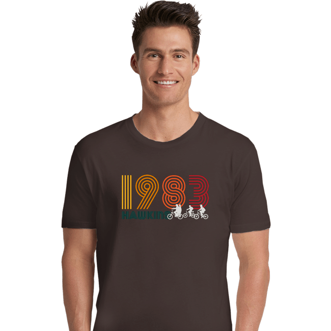 Secret_Shirts Premium Shirts, Unisex / Small / Dark Chocolate Hawkins 1983