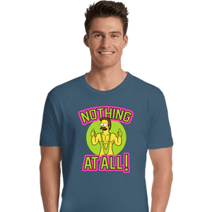 Secret_Shirts Premium Shirts, Unisex / Small / Indigo Blue Nothing At All