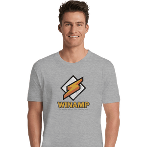 Shirts Premium Shirts, Unisex / Small / Sports Grey Winamp