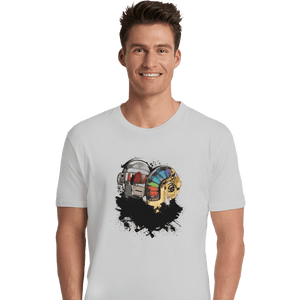 Shirts Premium Shirts, Unisex / Small / White Robot Touch
