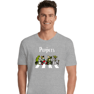 Daily_Deal_Shirts Premium Shirts, Unisex / Small / Sports Grey The Puppets