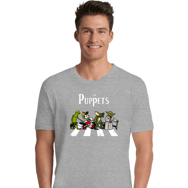Daily_Deal_Shirts Premium Shirts, Unisex / Small / Sports Grey The Puppets