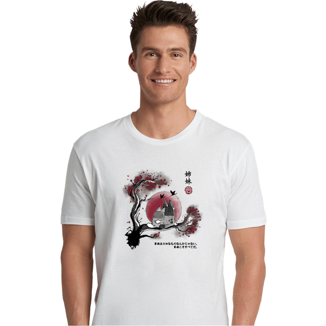 Last_Chance_Shirts Premium Shirts, Unisex / Small / White Heeler Sisters In Japan