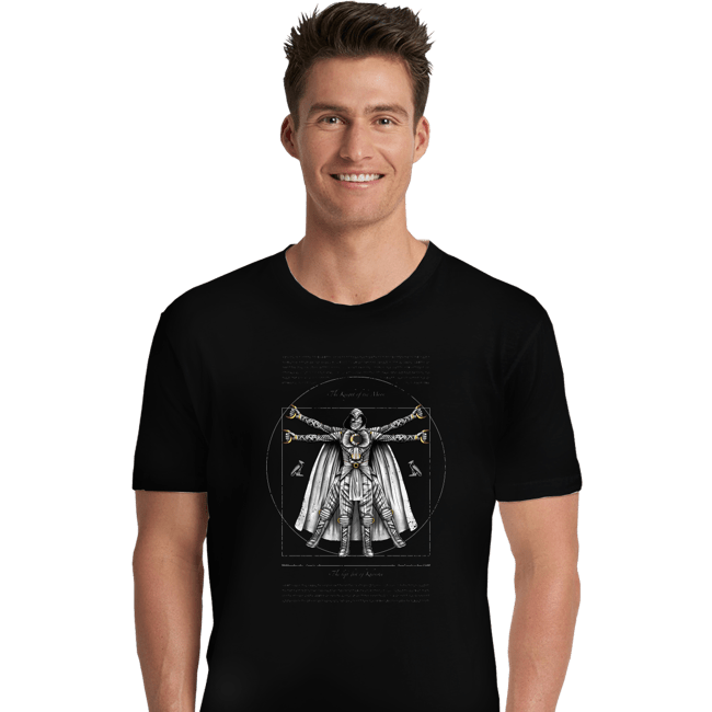Daily_Deal_Shirts Premium Shirts, Unisex / Small / Black Vitruvian Moon Knight