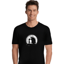 Load image into Gallery viewer, Shirts Premium Shirts, Unisex / Small / Black Moonlight Straw Hat
