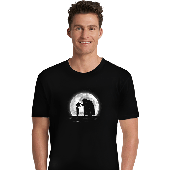 Shirts Premium Shirts, Unisex / Small / Black Moonlight Straw Hat