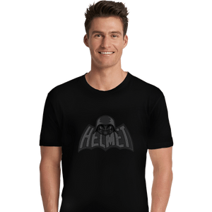 Shirts Premium Shirts, Unisex / Small / Black Helmet Man