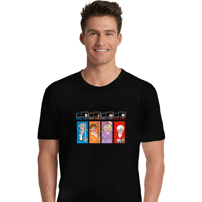 Daily_Deal_Shirts Premium Shirts, Unisex / Small / Black Golden Ninjas