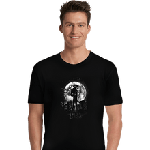 Load image into Gallery viewer, Shirts Premium Shirts, Unisex / Small / Black Moonlight Cowboy
