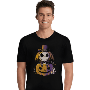 Shirts Premium Shirts, Unisex / Small / Black Spooky Jack