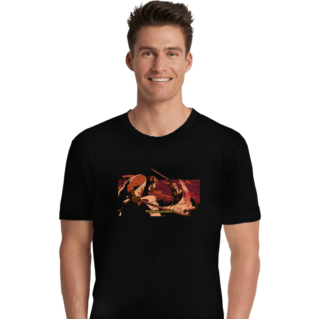 Daily_Deal_Shirts Premium Shirts, Unisex / Small / Black Tis' But A Scratch