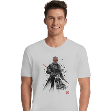 Load image into Gallery viewer, Shirts Premium Shirts, Unisex / Small / White Darth Lord Sumi-e

