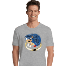 Load image into Gallery viewer, Secret_Shirts Premium Shirts, Unisex / Small / Sports Grey The Fastest Hedgehog
