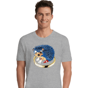 Secret_Shirts Premium Shirts, Unisex / Small / Sports Grey The Fastest Hedgehog
