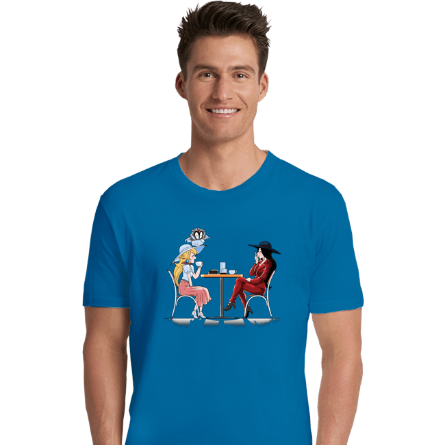Shirts Premium Shirts, Unisex / Small / Sapphire Peach And Pauline
