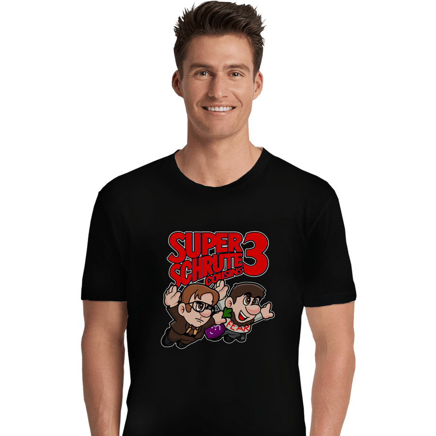 Shirts Premium Shirts, Unisex / Small / Black Super Schrute Cousins