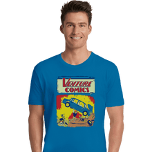 Load image into Gallery viewer, Shirts Premium Shirts, Unisex / Small / Sapphire Brock Action Comics
