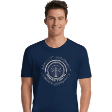 Load image into Gallery viewer, Shirts Premium Shirts, Unisex / Small / Navy Minas Tirith
