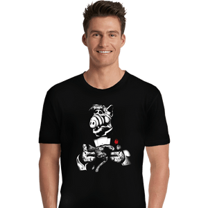 Shirts Premium Shirts, Unisex / Small / Black Cat Father