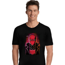 Load image into Gallery viewer, Daily_Deal_Shirts Premium Shirts, Unisex / Small / Black Glitch Red Hood
