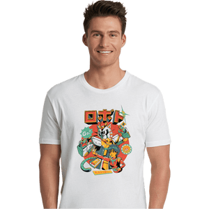 Daily_Deal_Shirts Premium Shirts, Unisex / Small / White Neko Roboto