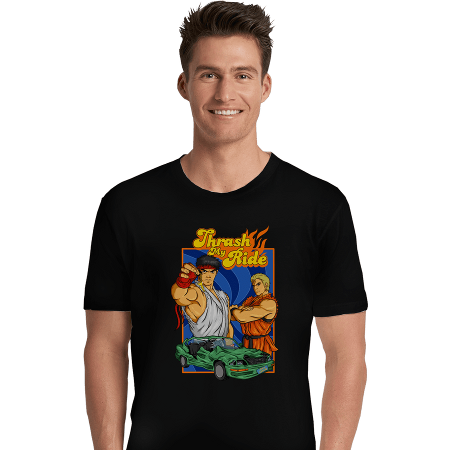 Shirts Premium Shirts, Unisex / Small / Black Thrash My Ride