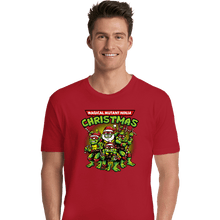 Load image into Gallery viewer, Daily_Deal_Shirts Premium Shirts, Unisex / Small / Red Christmas Ninjas
