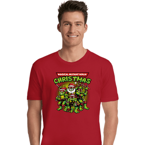 Daily_Deal_Shirts Premium Shirts, Unisex / Small / Red Christmas Ninjas