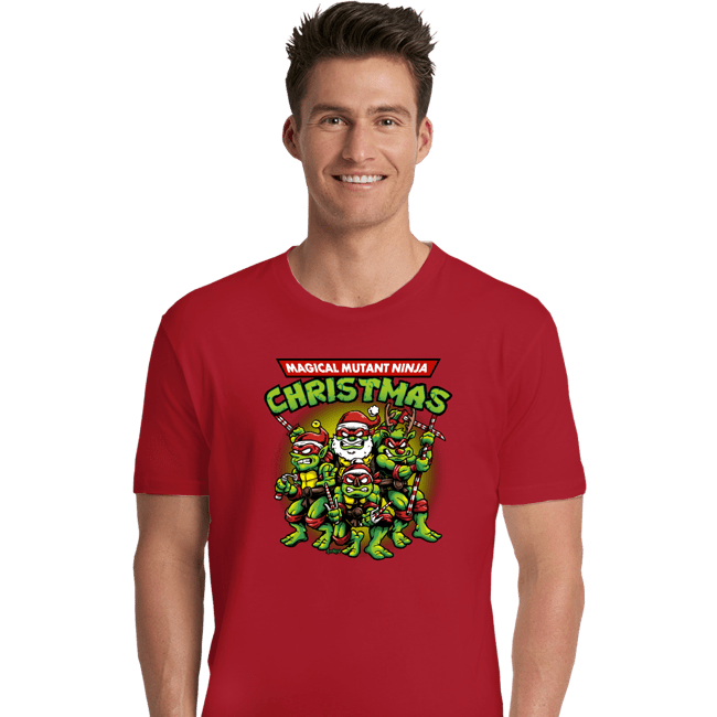 Daily_Deal_Shirts Premium Shirts, Unisex / Small / Red Christmas Ninjas