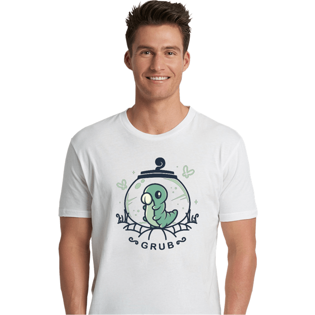 Shirts Premium Shirts, Unisex / Small / White Grub