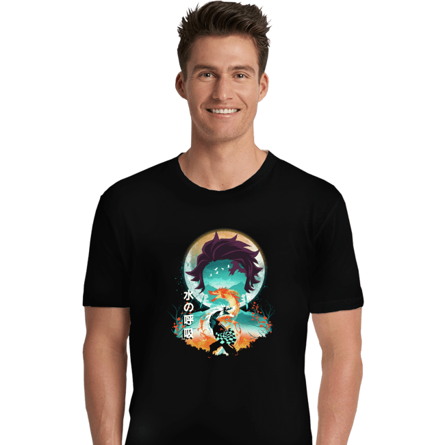 Daily_Deal_Shirts Premium Shirts, Unisex / Small / Black Demon Tanjiro