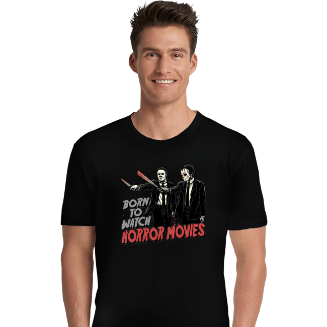 Daily_Deal_Shirts Premium Shirts, Unisex / Small / Black Born To Watch