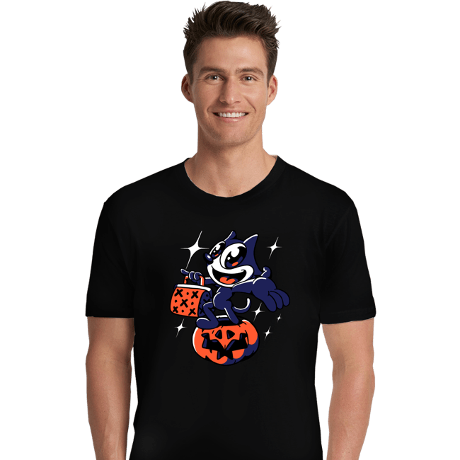 Shirts Premium Shirts, Unisex / Small / Black Felix The Cat