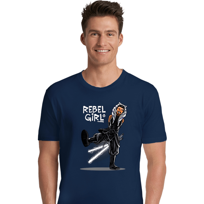 Secret_Shirts Premium Shirts, Unisex / Small / Navy Rebel Girl