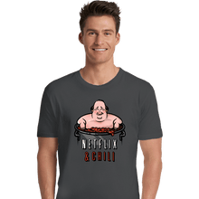 Load image into Gallery viewer, Secret_Shirts Premium Shirts, Unisex / Small / Charcoal Netflix And Chili
