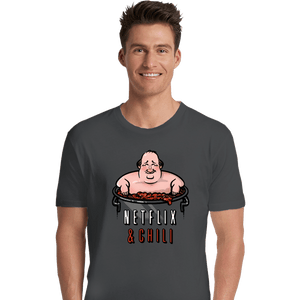 Secret_Shirts Premium Shirts, Unisex / Small / Charcoal Netflix And Chili