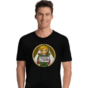 Shirts Premium Shirts, Unisex / Small / Black Dude, I'm Not Zelda