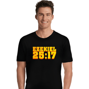 Secret_Shirts Premium Shirts, Unisex / Small / Black Ezekiel 25:17