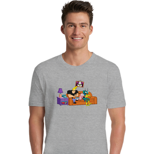 Secret_Shirts Premium Shirts, Unisex / Small / Sports Grey 90's Network