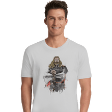 Load image into Gallery viewer, Shirts Premium Shirts, Unisex / Small / White God Of Thunder Watercolor

