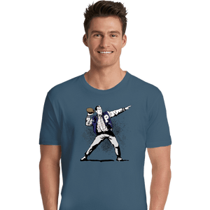 Daily_Deal_Shirts Premium Shirts, Unisex / Small / Indigo Blue Touchdown