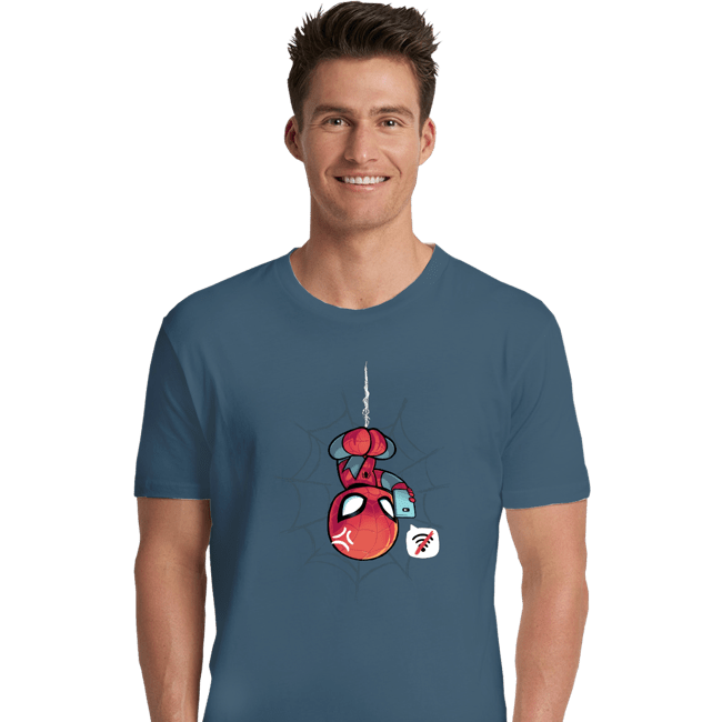 Secret_Shirts Premium Shirts, Unisex / Small / Indigo Blue Can't Get On The Web