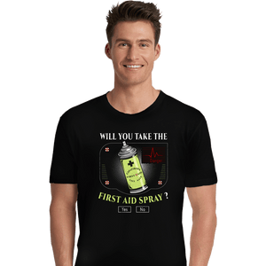Secret_Shirts Premium Shirts, Unisex / Small / Black First Aid Spray