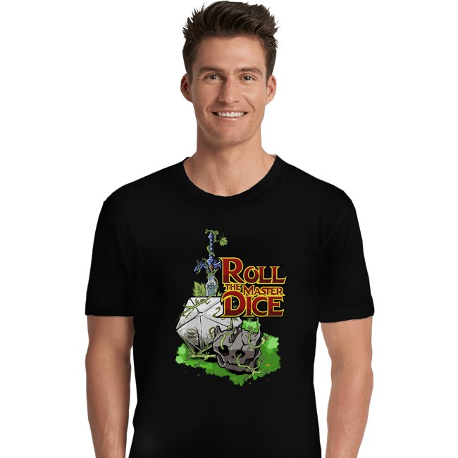 Secret_Shirts Premium Shirts, Unisex / Small / Black Roll The Master Dice