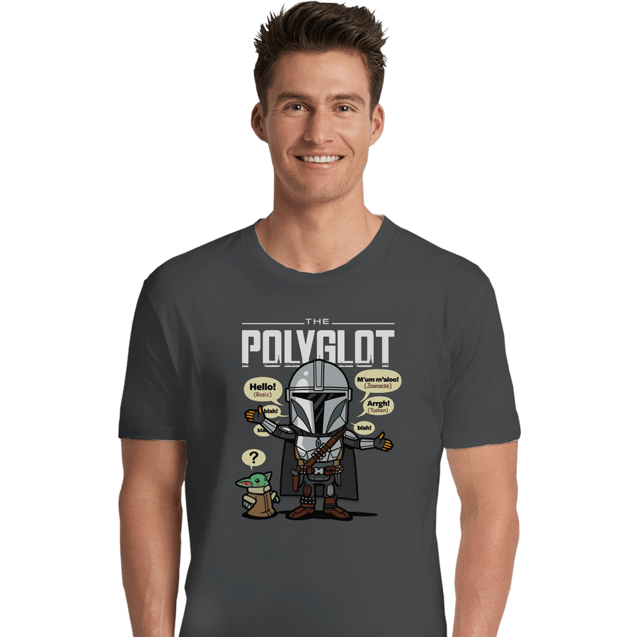 Shirts Premium Shirts, Unisex / Small / Charcoal The Polyglot