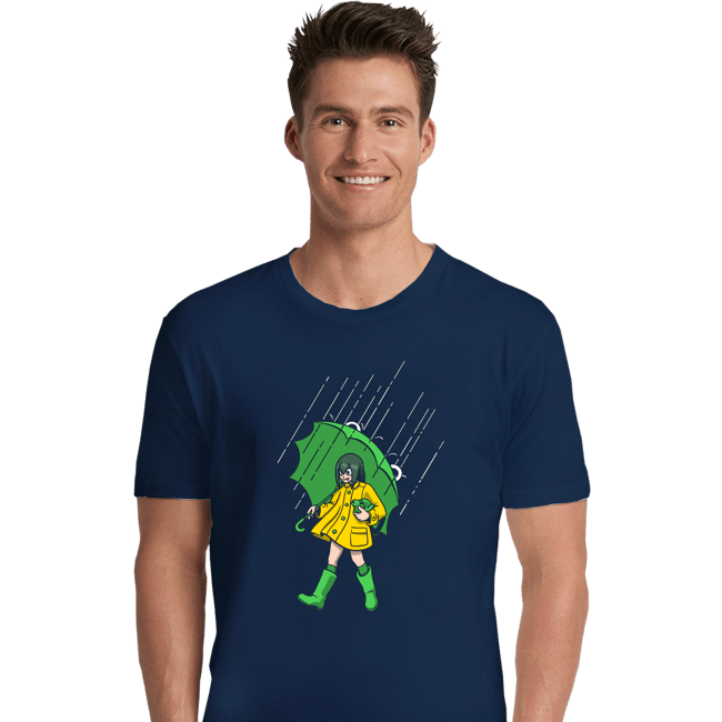 Secret_Shirts Premium Shirts, Unisex / Small / Navy Frog Girl