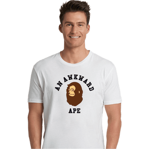 Daily_Deal_Shirts Premium Shirts, Unisex / Small / White An Awkward Ape