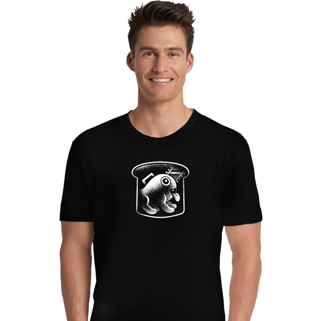 Shirts Premium Shirts, Unisex / Small / Black Demon Dog And Bread