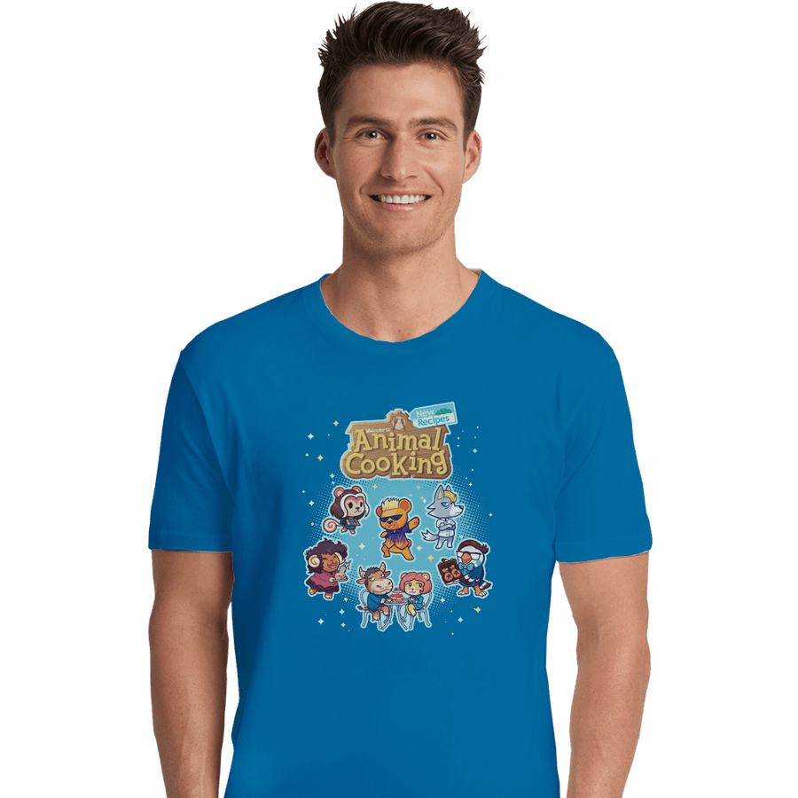 Shirts Premium Shirts, Unisex / Small / Sapphire Cooking Crossing