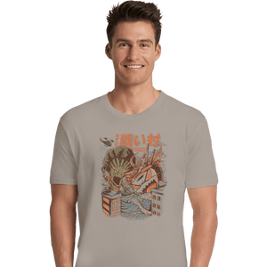 Shirts Premium Shirts, Unisex / Small / Sand Kaiju Food Fight